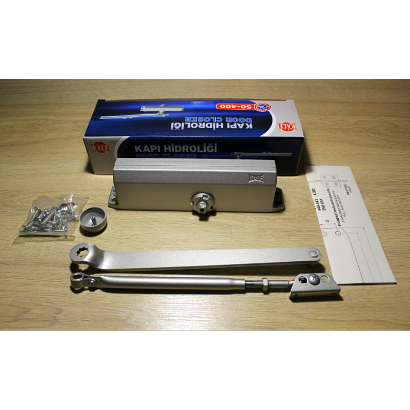 Доводчик KALE KILLIT KD002/50-40 25-120 кг (Туреччина), білий