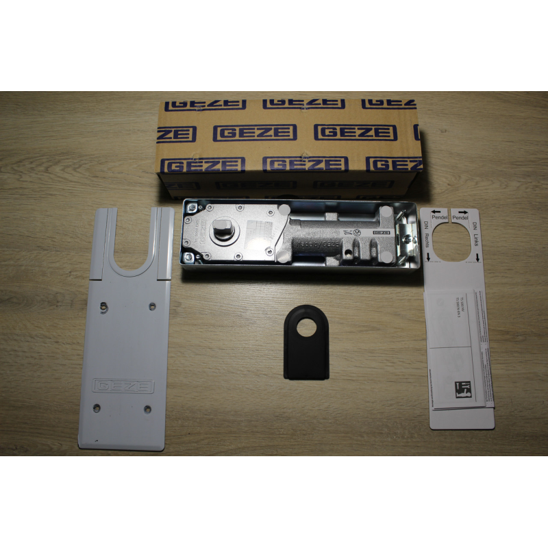 Підлоговий доводчик GEZE TS 500N EN3 з фіксацією 90 + кришка