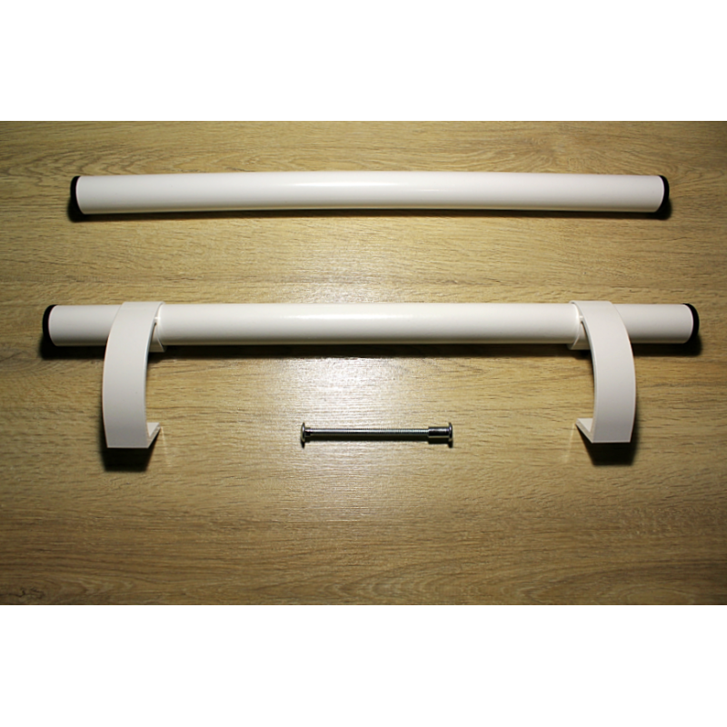 Ручка офісна дверна “Труба“ біла, 500мм