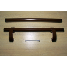 Ручка офісна дверна “Труба“ коричнева, 500мм