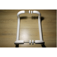 Ручка офісна дверна “П-подібна“ скоба 300мм, біла