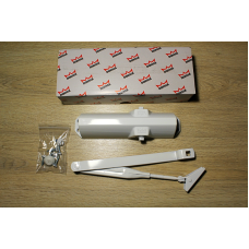 Дотягувач дверний Dorma TS68 з важільною тягою, білий