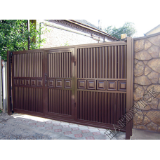 В“їзні відкатні ворота з каліткою