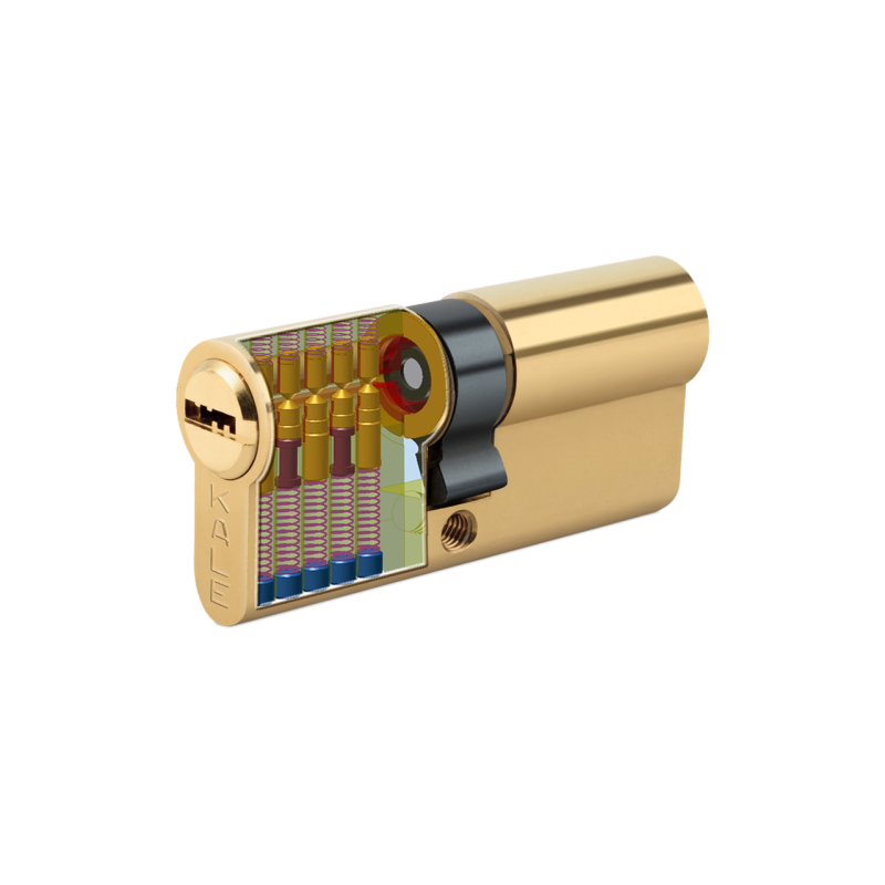 Циліндр KALE 164 BNE 90 (35х55) латунь, підвищеної секретності
