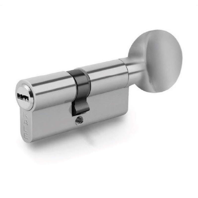 Циліндр KALE 164 BM, BME 80 (35Тх45) тумблер на короткому боці, Нікель, підвищеної секретності