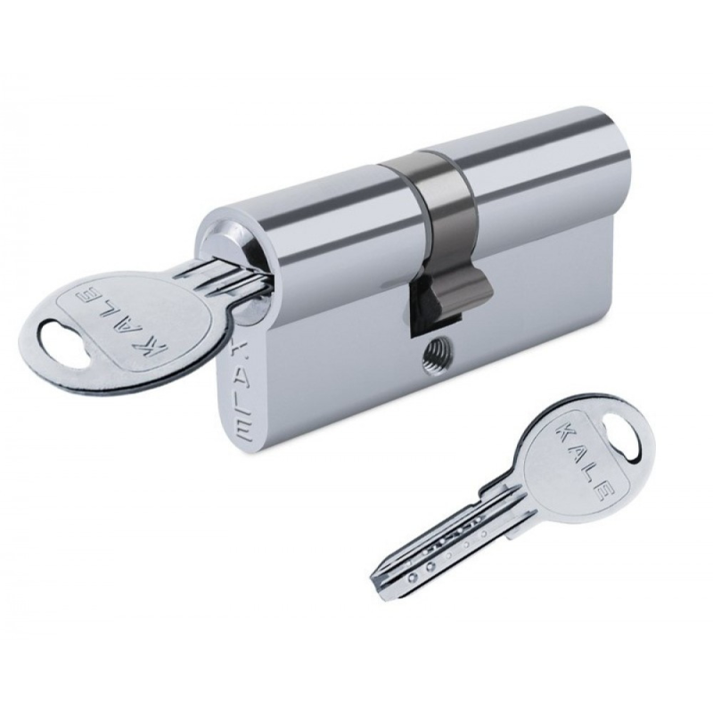 Циліндр KALE 164 SNC 68мм (31х37) ключ/ключ, Нікель, із захистом від висвердлювання