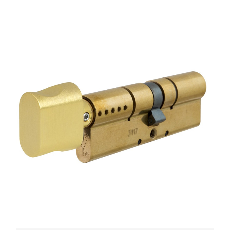 Циліндр замка MUL-T-LOCK ClassicPro латунь з тумблером