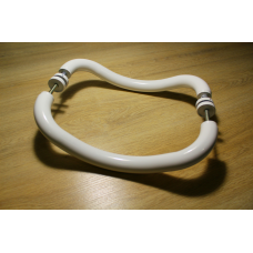 Ручка офісна дверна “Дуга“ біла, 300 мм (скоба)