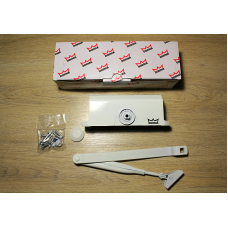 Дотягувач дверний Dorma TS77 EN4 з важільною тягою, білий