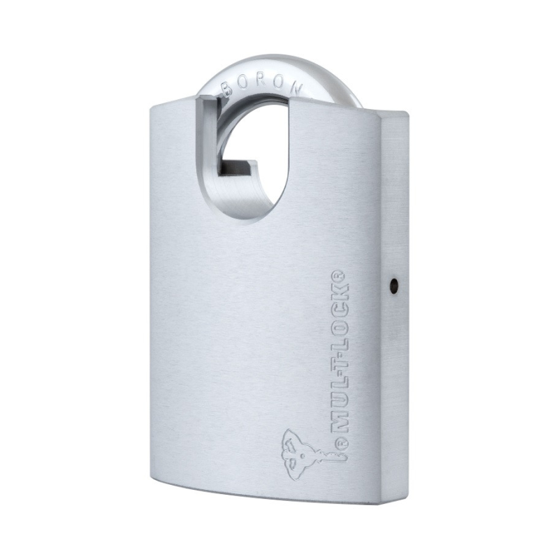 Замок навісний MUL-T-LOCK G55P 7x7 0767 2KEY DND77_GREY_INS NR_shackle 23 мм 10 мм