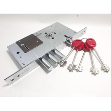 Замок врізний сувальдний Kale 252 RL, 5 ключів, бексет 60мм, без відповідної планки