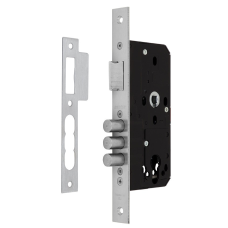 Замок врізний  SANTOS 1-WAY DIN 985 SS UNIV BS 45мм 85мм