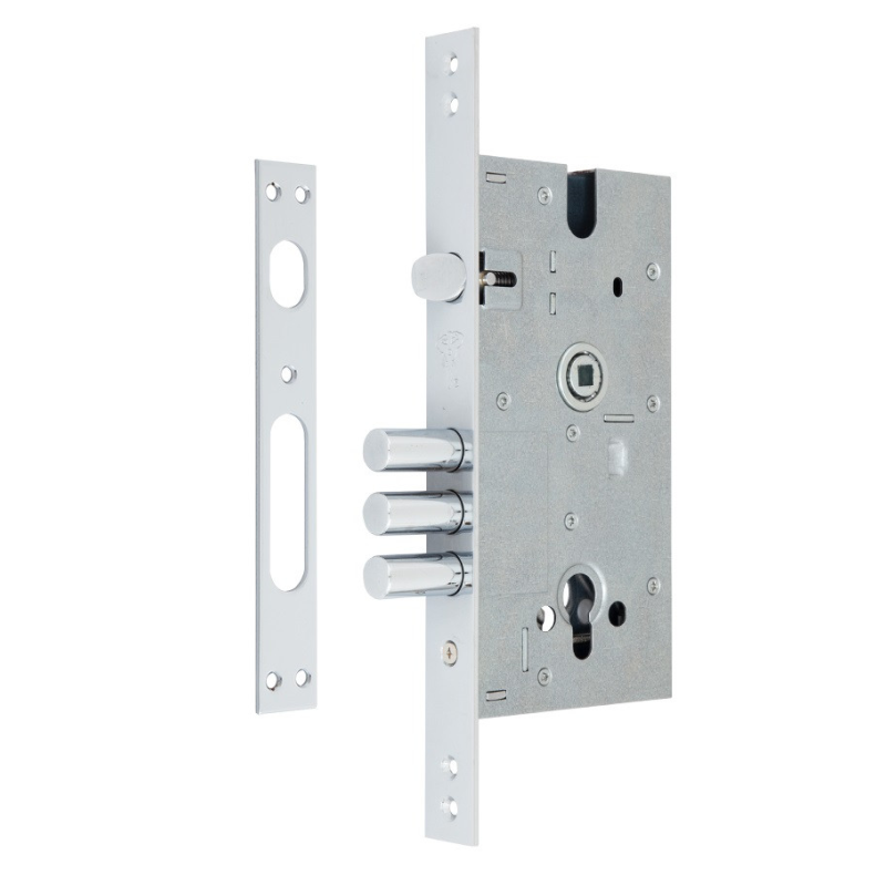 Замок дверний врізний MUL-T-LOCK 1-WAY DIN 354M NC UNIV ВЅ60мм 85мм SP