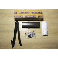 Дверний довідник GEZE TS 1500 G з тягою, з фіксацією, колір коричневий