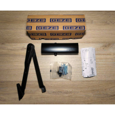 Дверний доводчик GEZE TS 1500 G з тягою, з фіксацією, колір чорний