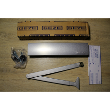 Дверний доводчик GEZE TS 4000 з важільною тягою, срібний