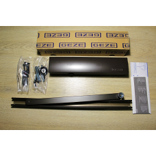 Дверний доводчик GEZE TS 5000 з ковзною шиною + фіксація, чорний