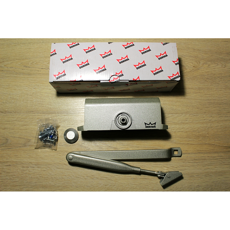 Дотягувач дверний Dorma TS77 EN2 з важільною тягою, срібло