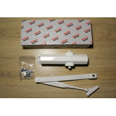 Дотягувач дверний Dorma TS Compakt (Compact) EN 2/3/4 зі складаним важелем, білий