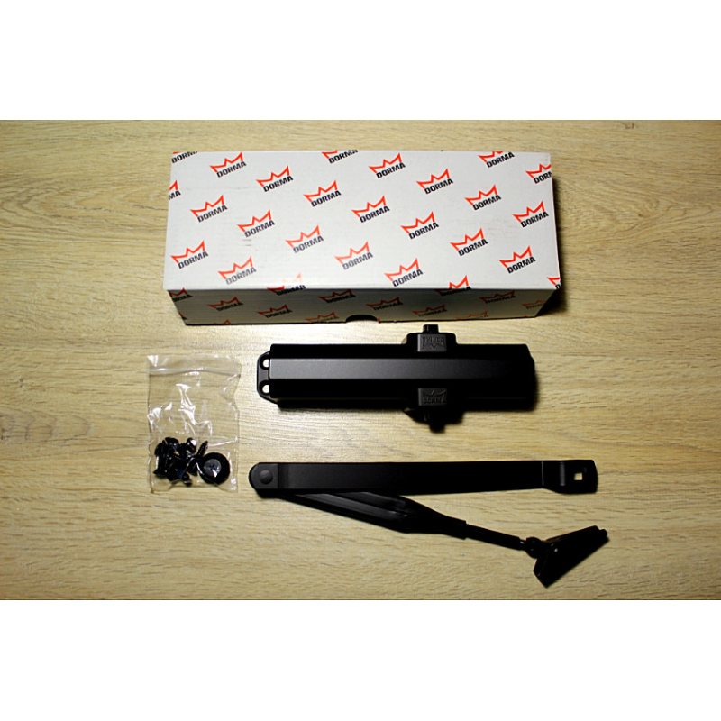 Дотягувач дверний Dorma TS Compakt (Compact) EN 2/3/4 зі складаним важелем, чорний