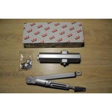 Дотягувач дверний Dorma TS Compakt (Compact) EN 2/3/4 з фіксацією (ФОП), срібний