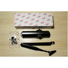 Дотягувач дверний Dorma TS68 з важільною тягою, коричневий