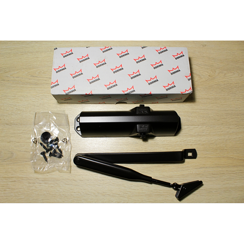 Дотягувач дверний Dorma TS68 з важільною тягою, коричневий