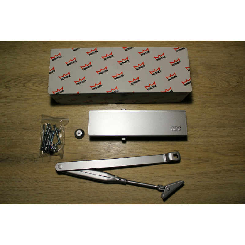 Дотягувач дверний Dorma TS Profil, срібний