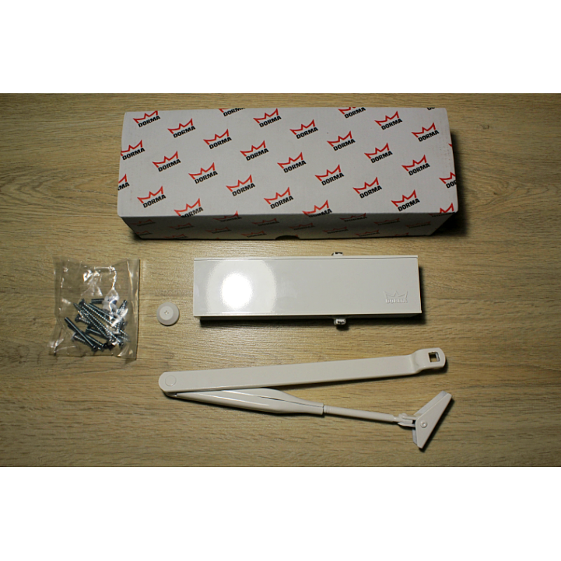 Дотягувач дверний Dorma TS Profil, білий