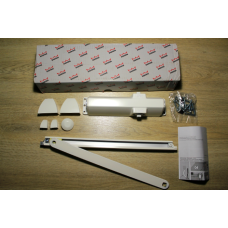 Дотягувач дверний Dorma TS 90 Impulse (Імпульс), EN3-4 з ковзною шиною, білий