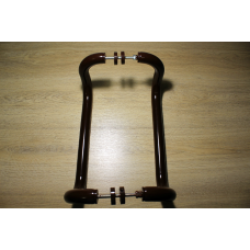 Ручка офісна дверна “П-образна“ 350 мм, коричнева