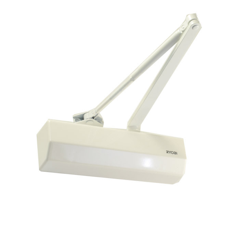 Доводчик RYOBI (Ріобі) D-2055V EN3/4/5 BC STD, колір глянсово-білий, з кришкою