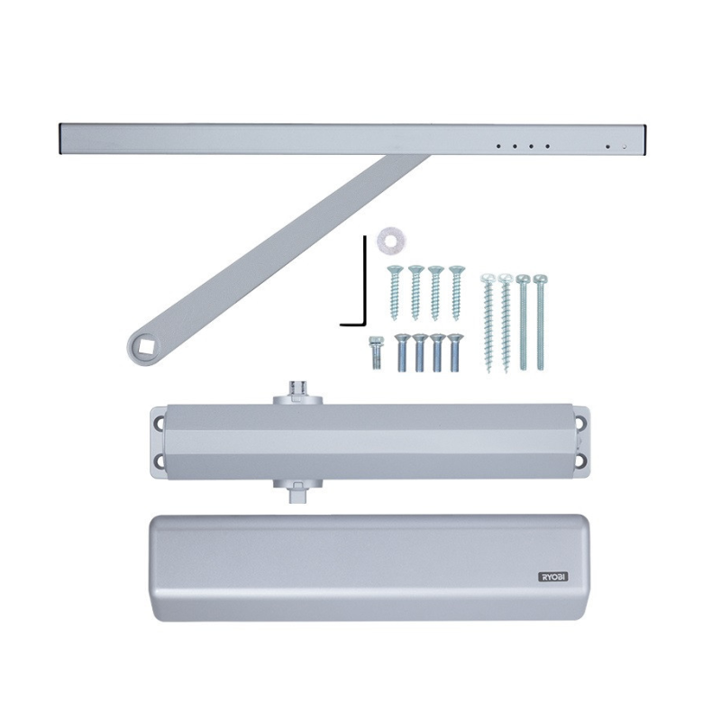 Доводчик RYOBI (Ріобі) D-3554T EN4 BC/DA SLD, колір сріблястий Доводчик RYOBI (Ріобі) D-3554T EN4 BC/DA SLD, колір сріблястий
